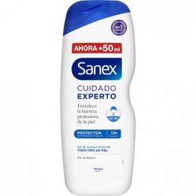 SANEX gel de baño cuidado experto todo tipo piel bote 600 ml